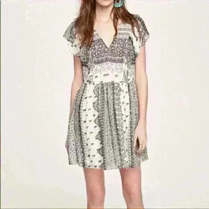 NWT Rebecca Minkoff valley dress Sz 8 ECHO PARK BORDER PRINT MSRP $238